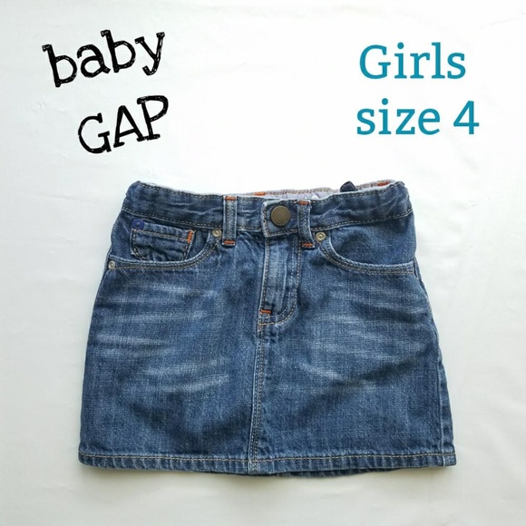 denim mini skirt for baby girl